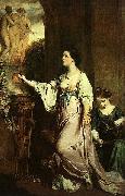 Sir Joshua Reynolds Lady Sarah Bunbury Sacrificing to the Graces oil painting on canvas